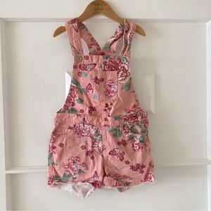 3/ $15 bundle Children’s Place Size 6 Pink Floral overall shorts jumper
